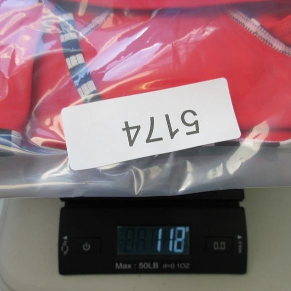 Lululemon Seawheeze Racerback 4 Tank Top Red Women CRB Cool Rare Stripe 112 - Picture 7 of 11